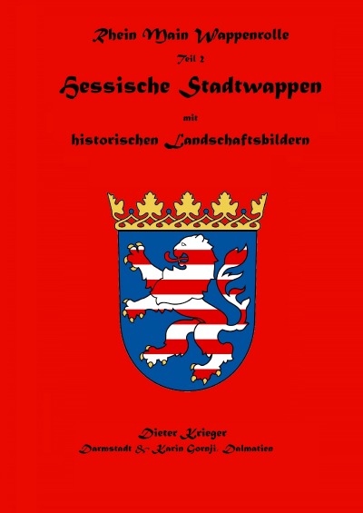 'Hessische Stadtwappen  mit  historischen Landschaftsbildern'-Cover