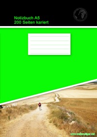 Notizbuch A5 200 Seiten kariert (Softcover Grün) - Christian Brondke
