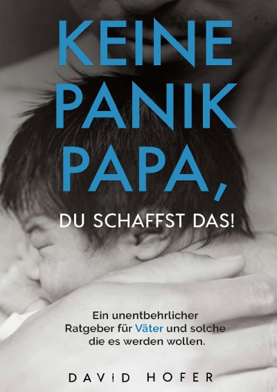 MoonWorks Body Neonato 'Papa Du Schaffst Das' In Cotone Biologico - Maniche Corte 0-3 Mesi
