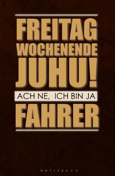 'Cover von Notizbuch für Fahrer'-Cover
