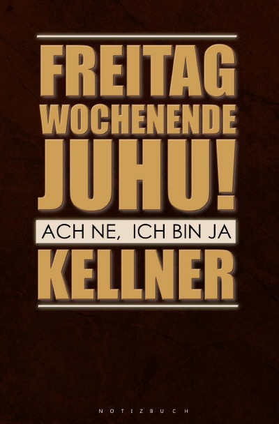 'Cover von Notizbuch für Kellner'-Cover