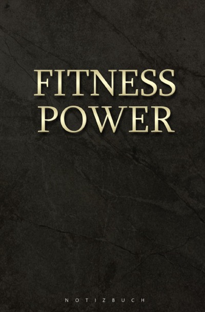 'Notizbuch fitness power / Fitness'-Cover