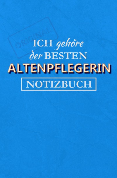 'Cover von Notizbuch für Altenpflegerin'-Cover