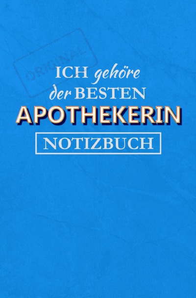 'Notizbuch für Apothekerin'-Cover