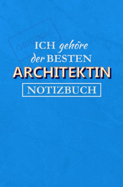 'Notizbuch für Architektin'-Cover