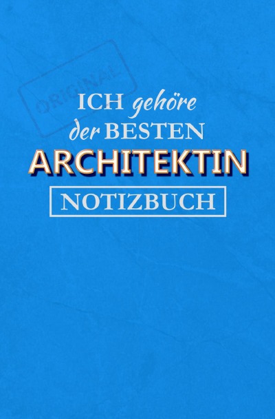 'Cover von Notizbuch für Architektin'-Cover