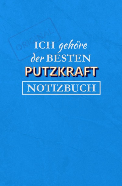 'Cover von Notizbuch für eine Putzkraft'-Cover