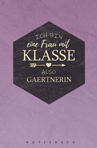 'Cover von Notizbuch für eine Gärtnerin'-Cover