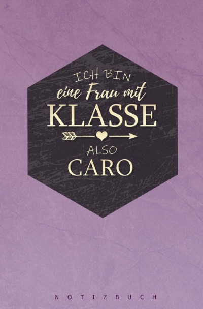 'Cover von Notizbuch für Caro'-Cover