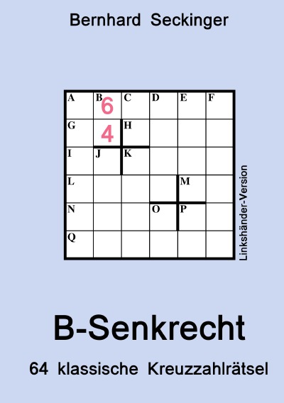 'B-Senkrecht (Linkshänder-Version)'-Cover