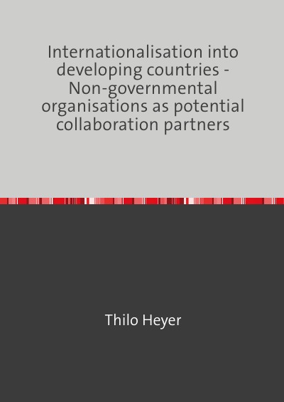 'Cover von Internationalisation into developing countries'-Cover