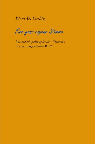 'Eine ganz eigene Stimme'-Cover