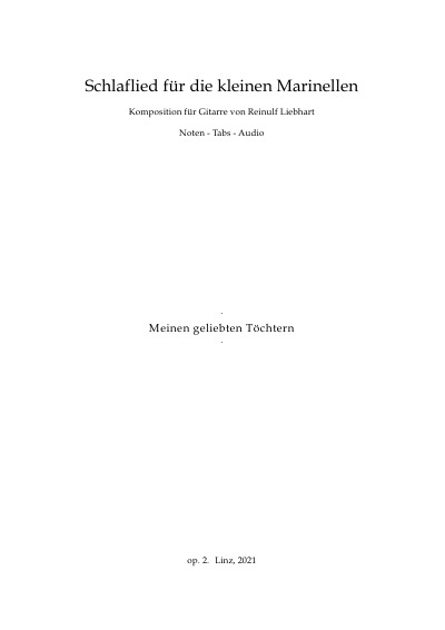 'Cover von Schlaflied für die kleinen Marinellen'-Cover