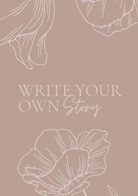 Notizbuch, Bullet Journal, Journal, Planer, Tagebuch "Write your own Story" - Christin Scharte