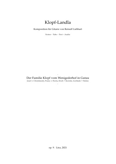 'Cover von Klopf-Landla'-Cover