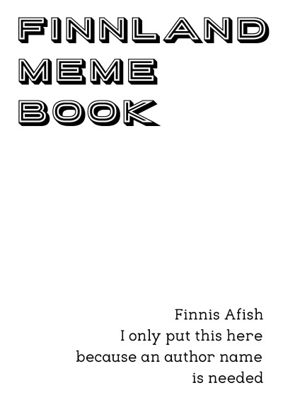 'Cover von Finnland Meme Book'-Cover