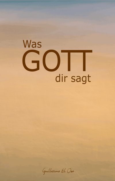 'Was Gott mir sagt'-Cover
