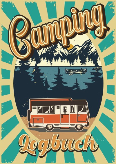 'Cover von Camping Logbuch: Wohnwagen Reisetagebuch – Camper Wohnmobil Reise Logbuch'-Cover