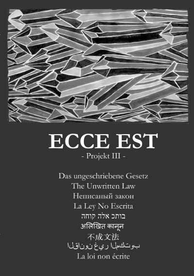 'Ecce Est – Projekt III –'-Cover