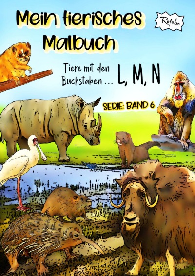 'Cover von Mein tierisches Malbuch'-Cover