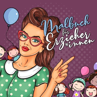 'Cover von Malbuch für Erzieherinnen, Erzieher'-Cover