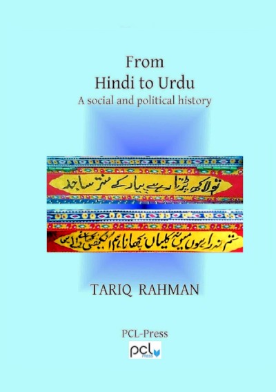 'From Hindu to Urdu. A social and political history'-Cover