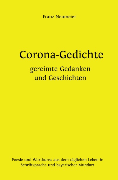 'Cover von Corona-Gedichte | gereimte Gedanken und Geschichten'-Cover