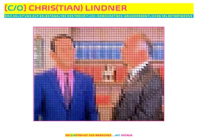 'Cover von [C/O] CHRIS(TIAN) LINDNER, EINE ANLEITUNG ZUR SELBSTANALYSE DES SELBSTBEFINDENS'-Cover