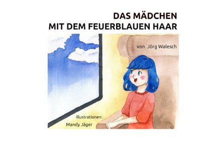'Das Mädchen mit dem feuerblauen Haar'-Cover