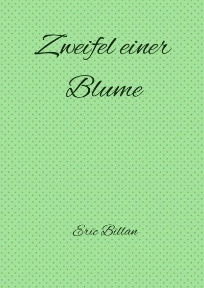 'Zweifel einer Blume'-Cover