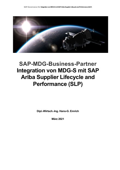 'SAP-MDG-Business-Partner  Integration von MDG-S mit SAP Ariba Supplier Lifecycle and Performance (SLP)'-Cover