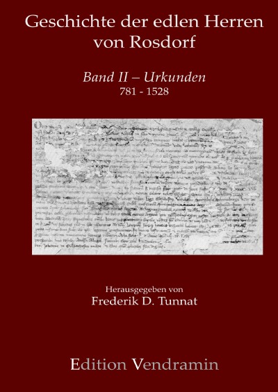 'Geschichte der edlen Herren von Rosdorf II Urkundenbuch'-Cover
