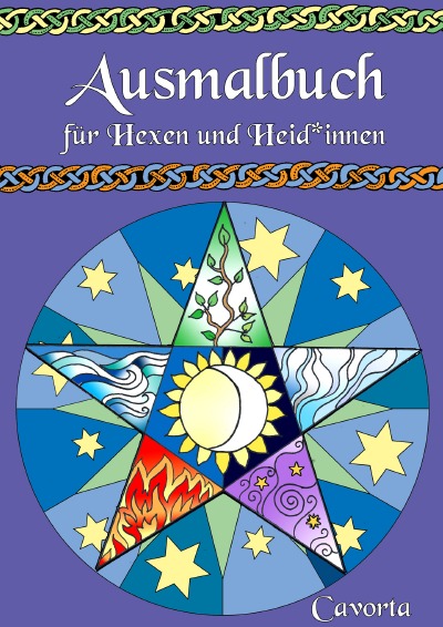 'Ausmalbuch für Hexen und Heid*innen'-Cover