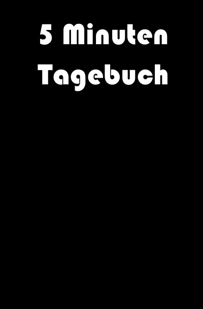 'Cover von 5 minuten plan'-Cover