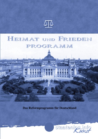 'HEIMAT und FRIEDEN PROGRAMM'-Cover