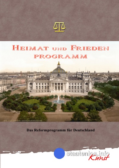 'HEIMAT und FRIEDEN PROGRAMM'-Cover