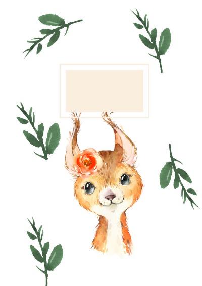 'Cover von Kinder Malbuch DIN A4 Motiv: Reh'-Cover
