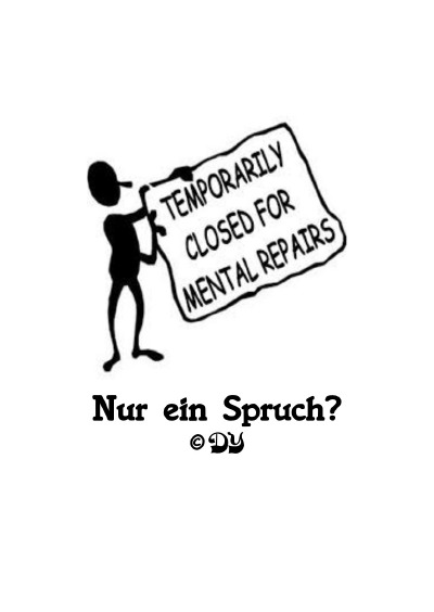 'Nur ein Spruch?'-Cover