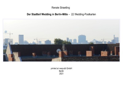 'Der Stadtteil Wedding in Berlin-Mitte –  Ein Postkartenbuch'-Cover