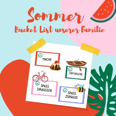 'Cover von Sommer Bucket List unserer Familie'-Cover