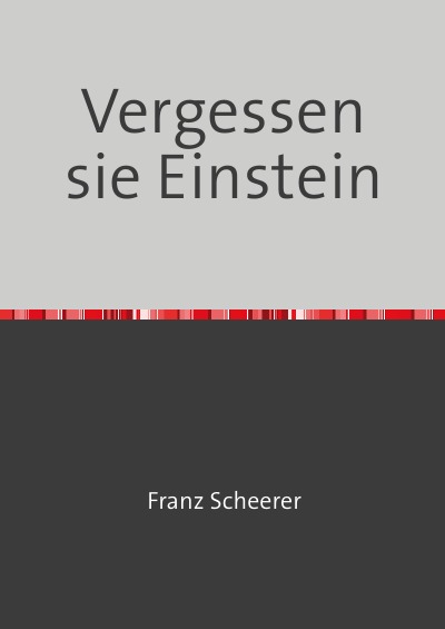 'Vergessen sie Einstein'-Cover