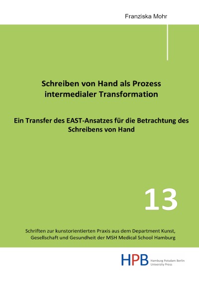 'Schreiben von Hand als Prozess intermedialer Transformation'-Cover
