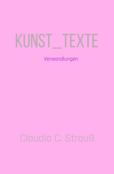 'Kunst_Texte'-Cover