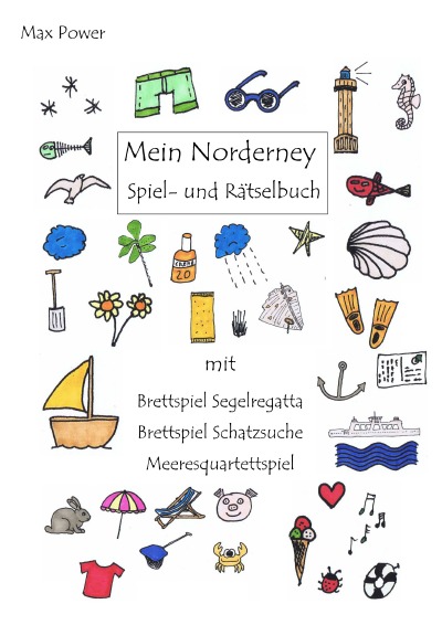 'Cover von Mein Norderney Spiel- und Rätselbuch'-Cover