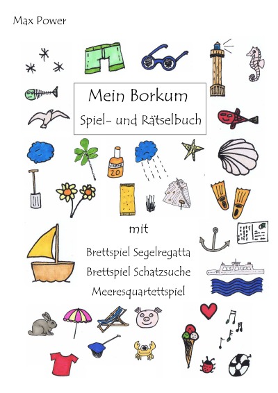 'Mein Borkum Spiel- und Rätselbuch'-Cover