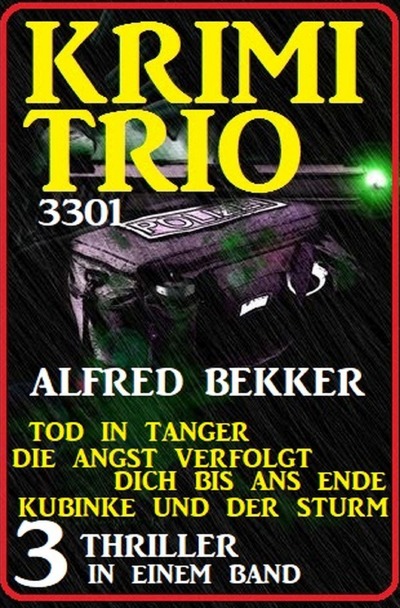 'Cover von Krimi Trio 3301 – Drei Thriller in einem Band'-Cover