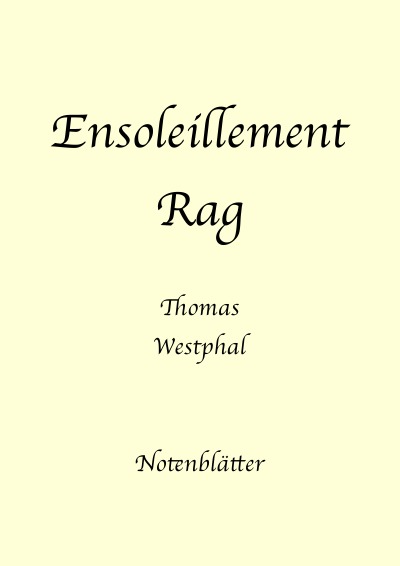 'Ensoleillement Rag'-Cover