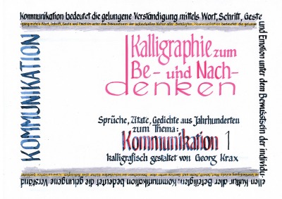 'Kommunikation 1'-Cover