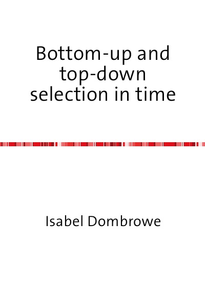 'Cover von Bottom-up and top-down selection in time'-Cover