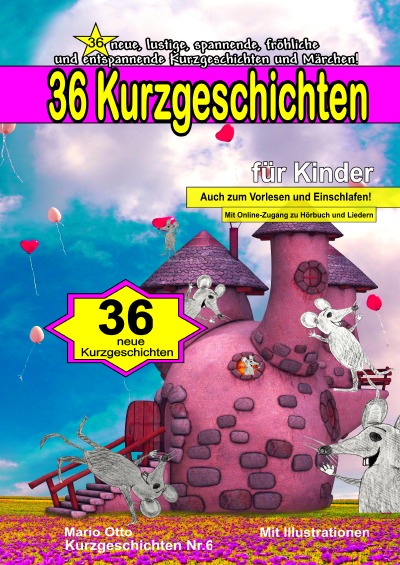 '36 Kurzgeschichten für Kinder (Gebundene, edle Ausgabe zum Verschenken)'-Cover